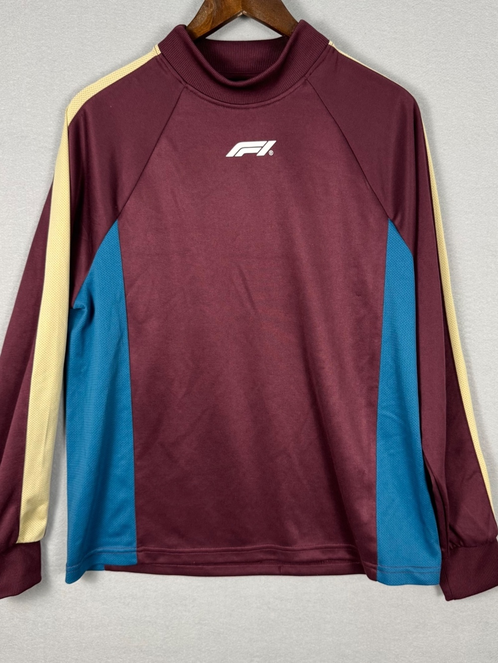 Pacsun Formula 1 Men's Small Pullover Top Burgundy